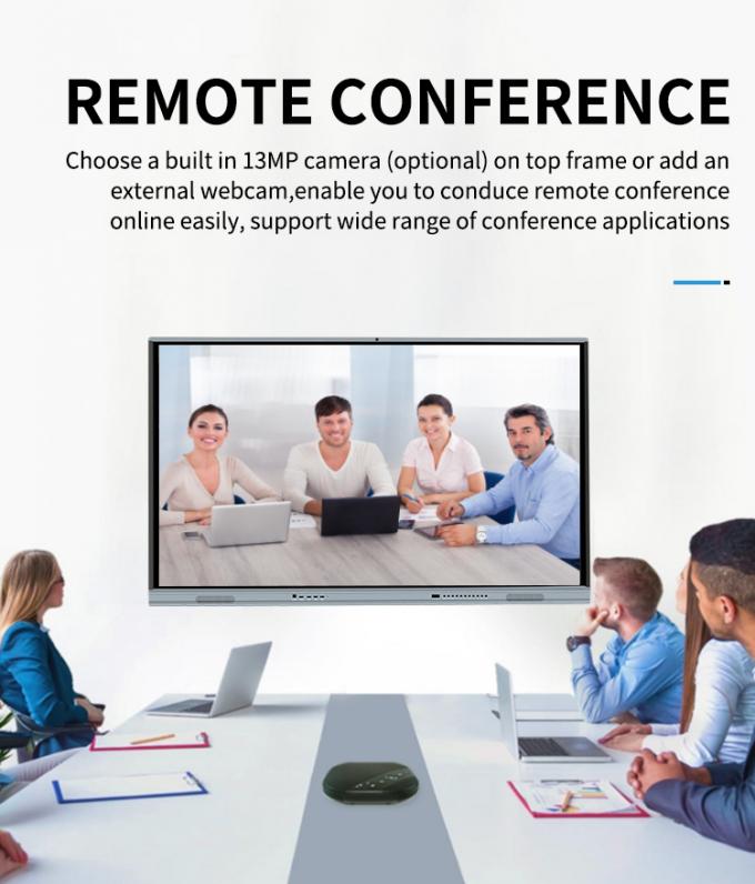 Iboard Yeni Ürün 98 " 4K Akıllı Ekran Etkileşimli Düz Panel Ekran Büyük Boyutlu Dokunmatik Ekran Görüşme Odası için Monitör 1