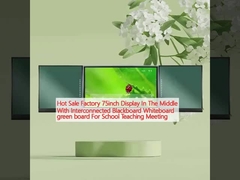 Sıcak Satış Fabrikası Ortada 75 inçlik Ekran Birbiriyle Bağlantılı Siyah Taş Beyaz Taş Yeşil Taş Okul Öğretim Toplantısı