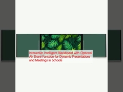 Okullardaki Dinamik Sunumlar ve Toplantılar için İsteğe bağlı Hava Paylaşımı Fonksiyonu ile Interaktif Akıllı Tahta