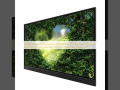 Yüksek çözünürlüklü etkileşimli beyaz tahta dokunmatik ekran elektronik beyaz tahta taşınabilir ve mobil etkileşimli düz panel