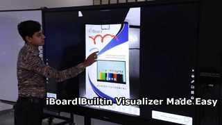 iBoard etkileşimli düz panel için yerleşik görselleştirici