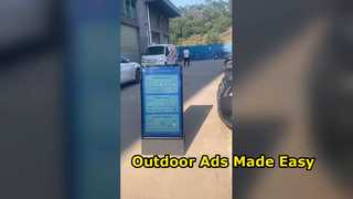 iBoard dış mekan taşınabilir dijital tabela