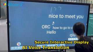 Toplantılar için Güvenli İnteraktif Dokunmatik Ekran