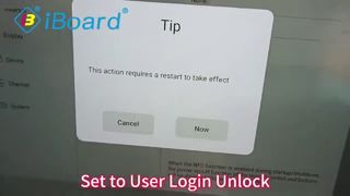 Akıllı toplantı panolarında NFC işlevi