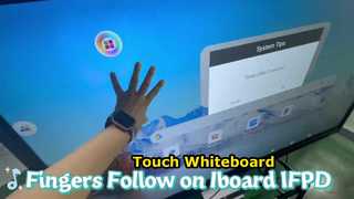 iBoard IFP'de Parmak Takip Edin