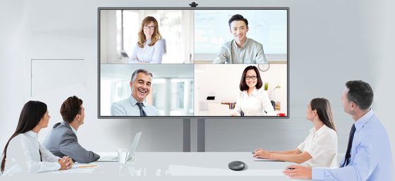 İnteraktif LCD Düz Panel Ekran 4K Android 11 Eğitim İçin OPS Yuvalı Çoklu Dokunmatik LED Ekran Monitörü