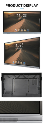 86 Inch All In One Bilgisayar Etkileşimli Dokunmatik Ekran Akıllı TV Monitörleri Öğretim ve Toplantı Ekipmanı
