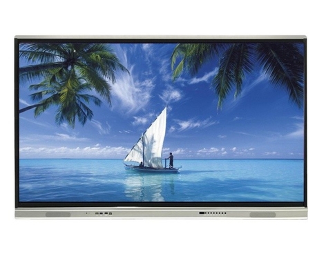 Okul için 4K Büyük Akıllı Elektronik LCD İnteraktif Beyaz Tahta Dokunmatik Ekran Monitör