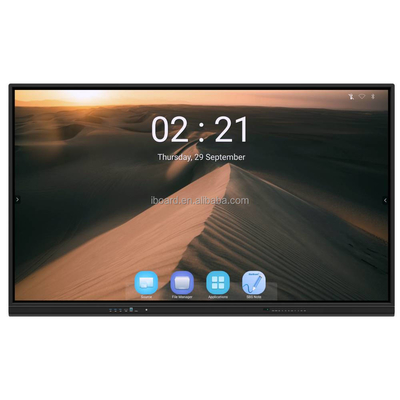 Multi Touch Android 13 iBoard Interactive Whiteboard Win Touch Panel Ekranı Eğitim Öğretimi İçin Akıllı Monitor