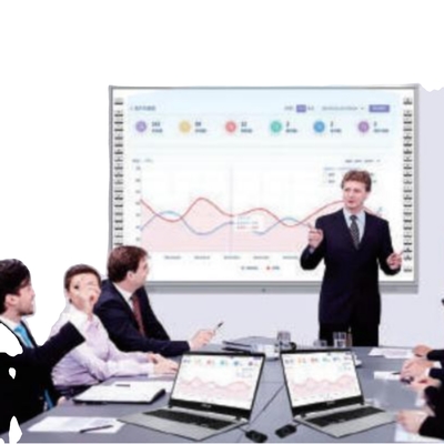 Güçlü IBoard Etkileşimli Tahta Çalışma Nemliliği 0% ila 90% Güzel Görünüm Tasarımı