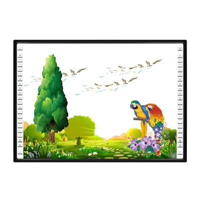 IR Interactive Whiteboard 82 ila 120 Inch 10 Dokunma Noktası Akıllı Beyaz Tahta USB Port 4K Projekör Ekranı Bebeklik