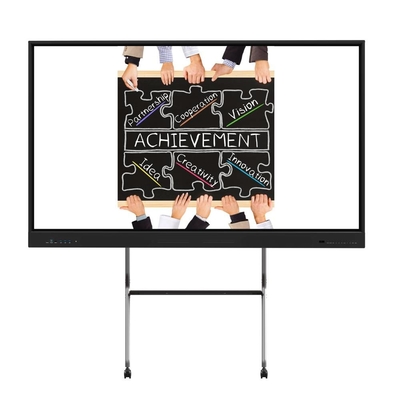 55 65 75 Inch IR Interactive Whiteboard Finger Multi Touch Akıllı LCD Ekran Üstleşme Dokunmatik Çerçeve Konferans Eğitim için