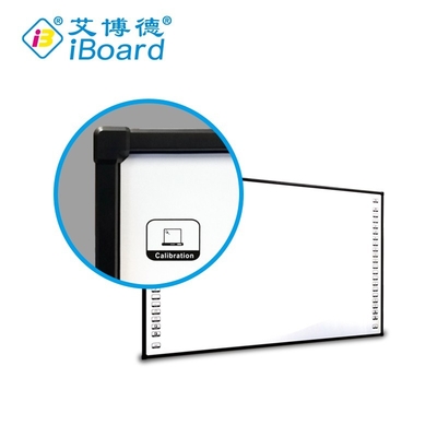 Etkileşimli Projector Tahta Özel Boyut 82 ila 120 Inç Parmak Dokunmatik Akıllı Tahta PC USB Bağlı Tahta