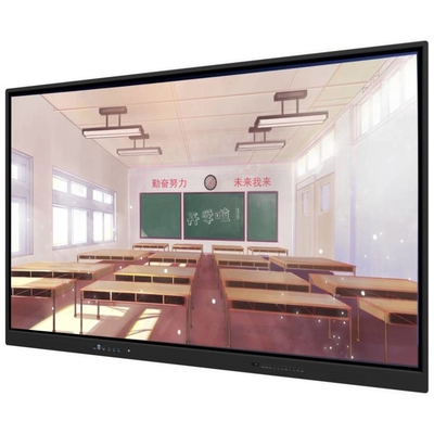 Etkileşimli Düz Panel 55 65 75 86 Inç Akıllı Ekran Monitörü LCD Ekran Android OPS Konferans Toplantıları için Tahta