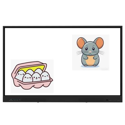 55/65/75/86/98 İşletme video konferansı ve eğitim için Inch Interactive Flat Panel