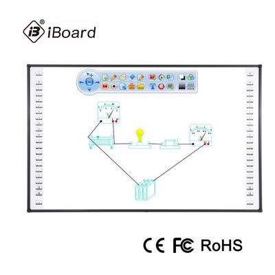 81 Inch Interactive Whiteboard 10 Nokta Dokunma Noktası çelik nano yüzey
