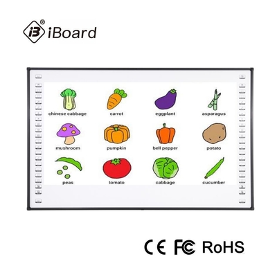 84/87/92/98 Inç 10 Nokta Kızılötesi Parmak Çoklu Dokunma Etkileşimli Elektronik Whiteboard Öğretim için Akıllı Tahta Toplantısı