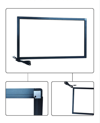 19"65"75"86" Çoklu IR Dokunmatik Ekran Çerçeve Üstleşme Akıllı TV İletişim Monitörü İçin Etkileşimli Ir Çerçeve