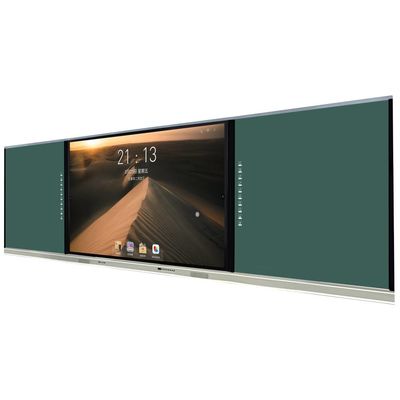 Akıllı Blackboard Kaydedici 75 86 98 Inç Whiteboard Yeşil Taş OPS 40 Dokunma Noktası HDMI USB University Port