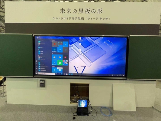 Akıllı Blackboard Kaydedici 75 86 98 Inç Whiteboard Yeşil Taş OPS 40 Dokunma Noktası HDMI USB University Port