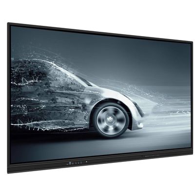 Android 12 4+32G DLED Ekranı RS232 AV RJ45 10 IR Dokunmatik Panel Okul Sınıfı Ofisi için Beyaz Tahta 65 75 86 Inç