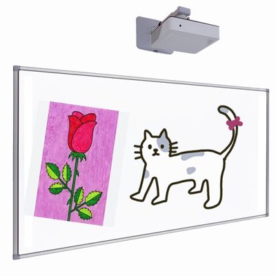 102 inç Interactive Projector Board for School classroom from iBoard factory. İBoard fabrikasından okul sınıfı için 102 inç interaktif projeksiyon tahtası.