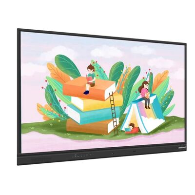 65 75 86 inç 4K Ultra HD Windows OS Akıllı Tahta Taşınabilir Standlı Duvar Montajlı LCD Ekran