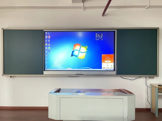 Etkileşimli El Tanıma Akıllı yeşil tablo 16:9 Çoklu dokunuş 10-32 Nokta 8 64G RAM ROM Android PC Whiteboard