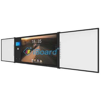 Etkili sunumlar için bir Grade AG panelinde yerleşik hoparlörlerle 4K Ultra HD etkileşimli beyaz tahtası