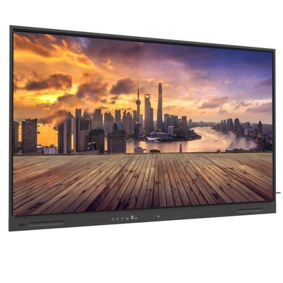 110 Inch Android 13 Iboard İletişimsel beyaz tahta, toplantı ofisi için ışık sensörü ile kalınlaştırılmış cam öğretim yazılımı