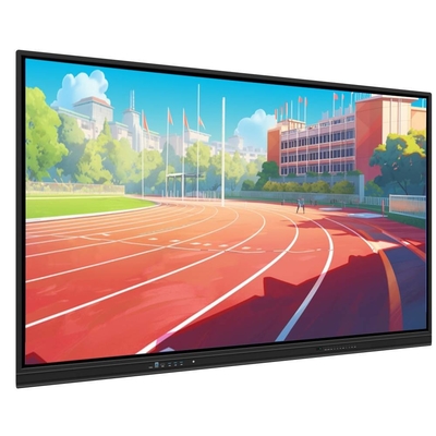 iboard 55 inç interaktif düz ekran ekran LCD dokunmatik ekran monitörü TE-QS serisi eğitim için USB HDMI bağlantısı ile