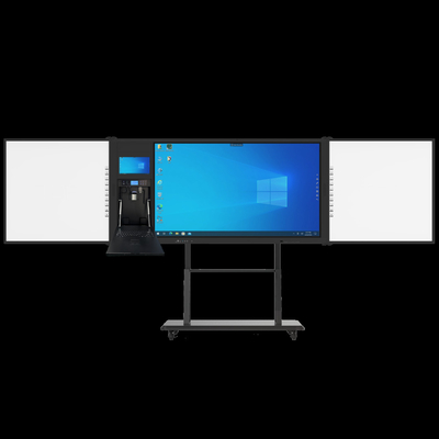 75" android Multi Finger Pen Touch 4K UHD LED Akıllı Blackboard Google PC Kamera Mikrofon Tarayıcısı Yerleşik Hareketli Destek