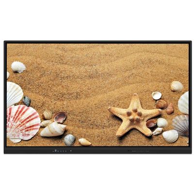 Anti-Glare Interactive Flat Panel Multi Touch Screen Okul toplantısı için Interactive Whiteboard
