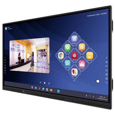 86 inç çocuklar Interactive Touch Screen Monitor Android 13 20 Nokta Ekran Paylaşımı Wifi 6 BT 5 El Yazısı Regonization