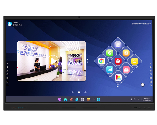 Sıcak satış Ucuz 65 75 inç 4K LCD ekran Akıllı Tahta Fiyatlar Dijital Tahta Eğitimsel Etkileşimli Tahta