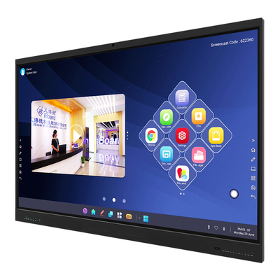 Android / pencere LCD Anti-Glare Interactive Akıllı pano Multi Touch Screen Okul toplantısı için interaktif beyaz tahta