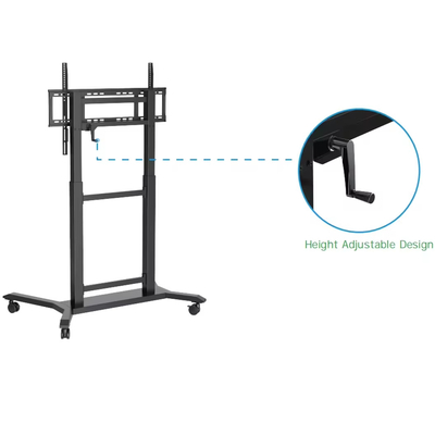 65 75 Inch Mobile Stand For Interactive Flat Panel Wall Mounted TV Mobile Bracket For Smart Board With Competitive Price 65 75 Inch Mobile Stand For Interactive Flat Panel Wall Mounted TV Mobile Bracket For Smart Board Rekabetçi fiyat ile akıllı kart için mobil destek