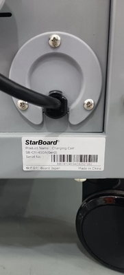 Şarj arabası AC Şarj DC Şarj ve USB Tipi A Tipi C Kasa Depolama IPad Tekerlekli Şarj Dolabı Sınıf için