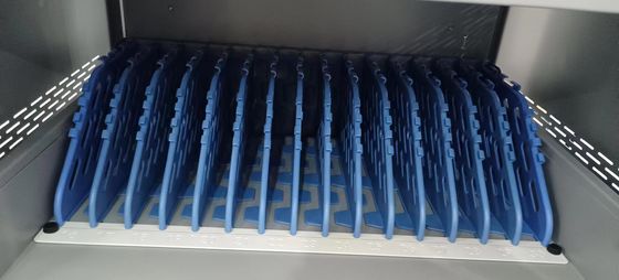 CE AC Şarj DC Şarj ve USB Tip-A Tip-C Kasa Depolama IPad Şarj Arabası Tekerlekli Mobil Şarj Dolabı