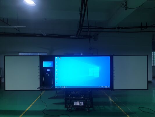 Akıllı Öğretim için Android işletim sistemi ve Çift Tahta Araya Bağlantısı ile 75' 'Infrared Touch Interactive Whiteboard