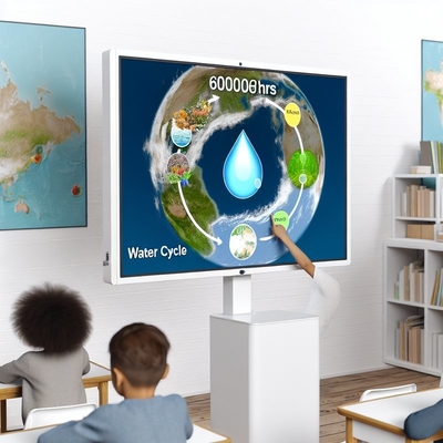 60000hrs Yaşam Döngüsü Beyaz Eğitim için Etkileşimli Düz Panel