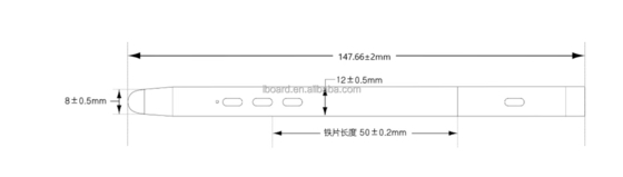 Mikro USB Akıllı Kalem 2.4GHz RF Kablosuz Etkileşimli Dokunmatik Panel için Android Kalem Dokunmatik Ekran Monitor için
