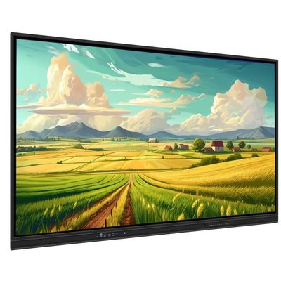 Iboard EDLA Google Sertifikalı Android 13 Çoklu Pencere Whiteboard Yazılım Hoparlör Mikrofon Kamera Mobil Stand isteğe bağlı