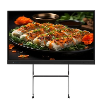 İnteraktif Whiteboard Düz Panel Akıllı Dokunmatik Monitörler TV 4K Ultra HD Ekran İşletme ve Öğretim için Hepsi Birde Bilgisayar