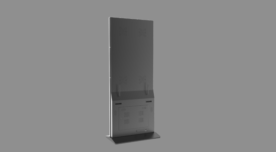 Özelleştirilebilir 43 inç zemin dik tasarım dokunmatik ekran Kiosk Süpermarket için LCD Reklam Ekranı Stand Dijital İşaret Kiosk