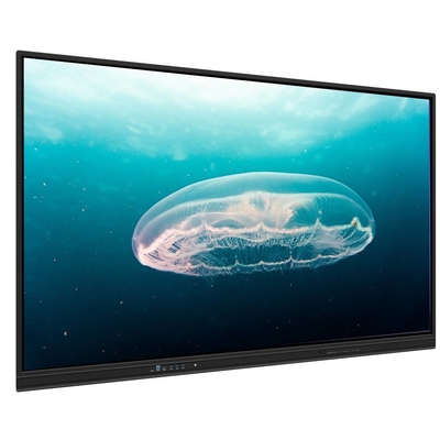 98 Inç Interactive Touch Screen Monitor kamera mikrofon hoparlör inbuilt android win os hepsi bir pc konferans ofisi için