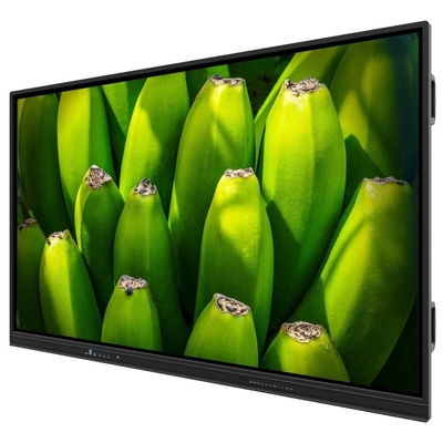 LCD Akıllı Tahta 75 86 Inç USB HDMI TYPE-C WIFI BT Hoparlörler Dahili Android PC Medya Oyuncusu Ders Sahne Salonu için