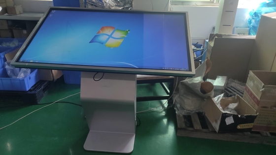 Iboard Fabrikası Doğrudan CE FCC LED Kiosk Ekranı İnteraktif Zemin Kalkan K Tarzı Dijital İşaret Pencere Sistemi İş Reklamı İçin