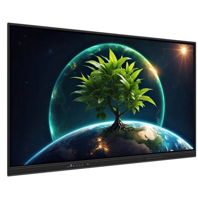 LCD Smart Board 86 inç Android 14 ile 8+128G 40 dokunma noktası wifi bt hdmi okul ofis işleri için kalibre yazılım