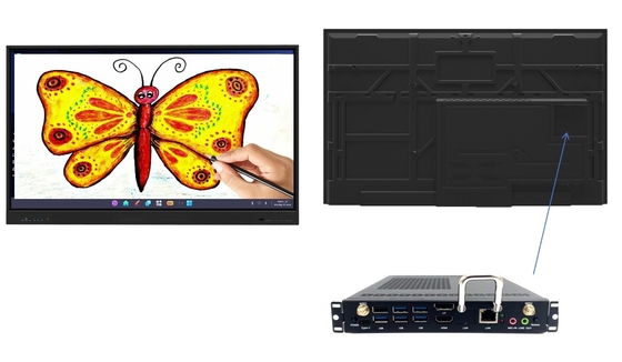 4K UHD Etkileşimli Whiteboard Akıllı Whiteboard Etkileşimli Dokunmatik Ekran Akıllı tablo Toplantı öğretimi için Akıllı tablo